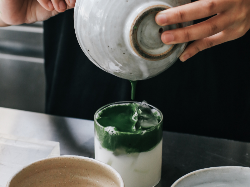 healthy substitute for energy drinks (Green Tea and Matcha)