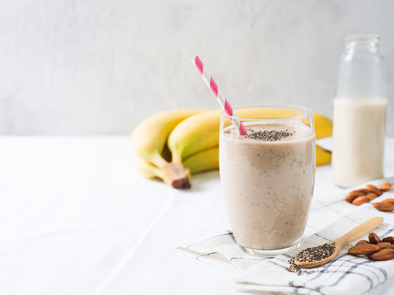 healthy substitute for energy drinks (Smoothies with Protein)