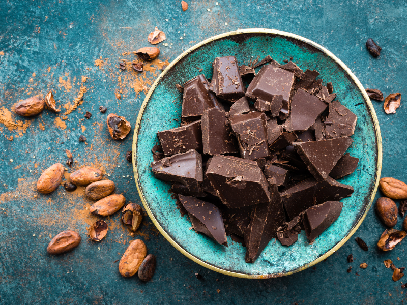 healthy snacks for the office (Dark Chocolate Pieces)