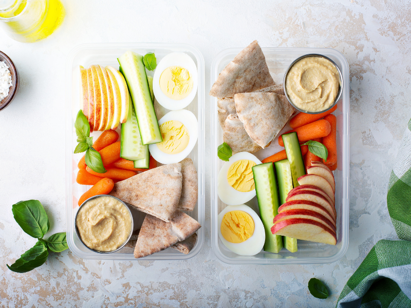 healthy snacks for the office (Hard-Boiled Eggs)