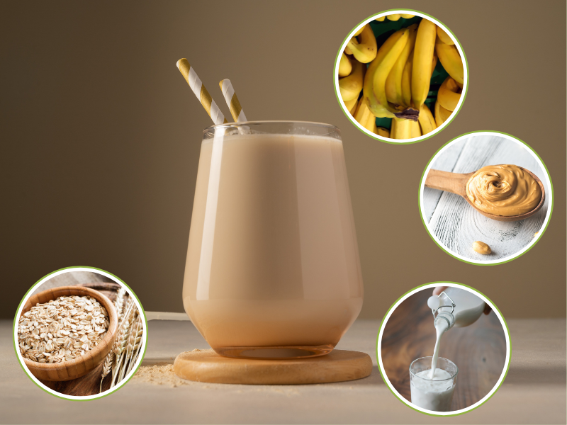 natural energy drinks at home (Protein-Packed Smoothie)